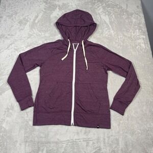 NWOT American Giant Womens Lightweight Full Zip Hoodie S Purple Jacket‎